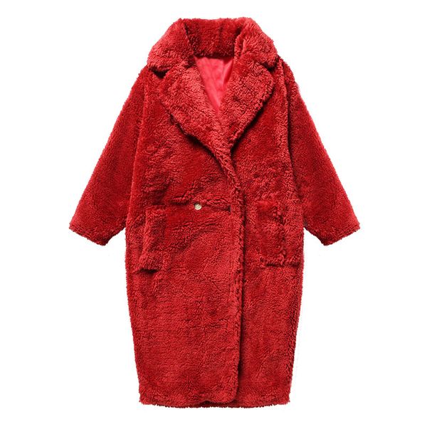 omikron red solid women long woolen blends coat single button warm women's jacket wide-waisted elegant cashmere coat and jacket, Black
omikron red solid women long woolen blends coat single button warm women's jacket wide-waisted elegant cashmere coat and jacket, Black