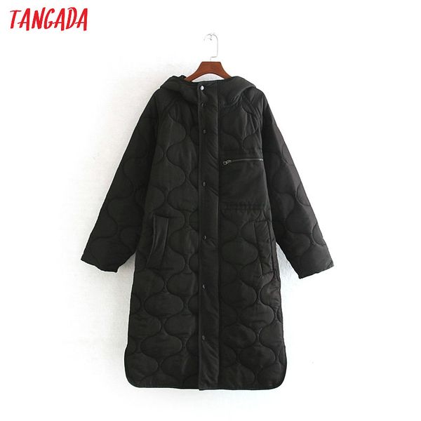 tangada 2019 women black oversized long hood jacket parkas buttons thick pocket female winter warm coat ce116
tangada 2019 women black oversized long hood jacket parkas buttons thick pocket female winter warm coat ce116