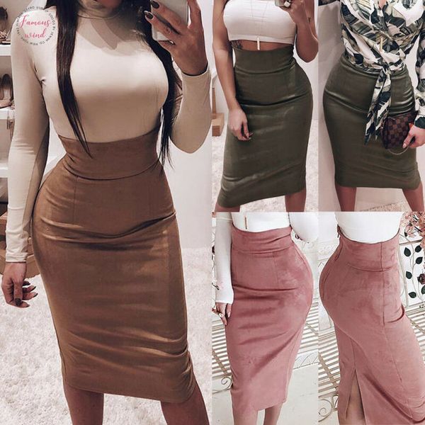 women vintage wrapped elegant bandage skirts high waist package hip new slim solid midi skirts ladies party pencil skirt, Black
women vintage wrapped elegant bandage skirts high waist package hip new slim solid midi skirts ladies party pencil skirt, Black