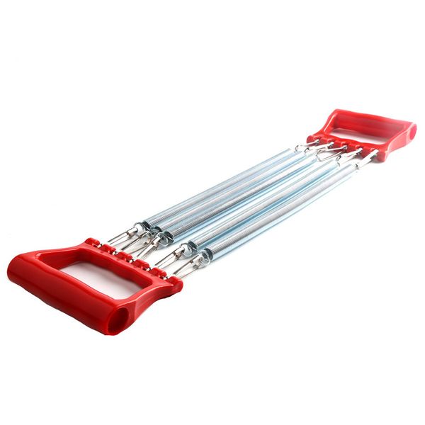 chest arm expander plastic handle hand gripper arm pull bar weight exerciser with 5 springs fg66
chest arm expander plastic handle hand gripper arm pull bar weight exerciser with 5 springs fg66