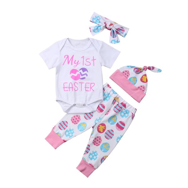 2020 newborn baby girl boy 0-24m my 1st easter romper bodysuit+pants hat outfit set uk, White
2020 newborn baby girl boy 0-24m my 1st easter romper bodysuit+pants hat outfit set uk, White