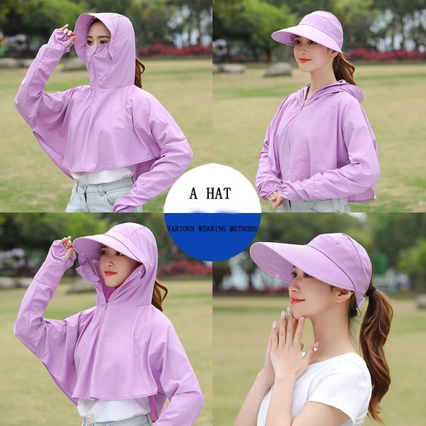 fashionable summer women's sun hat uv proof sun cape set detachable hat outdoor electric vehicle riding beach
fashionable summer women's sun hat uv proof sun cape set detachable hat outdoor electric vehicle riding beach