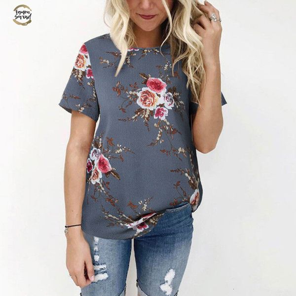 new arrival summer blouse women floral print shirts elegant casual short sleeve boho beach loose blusas femininas, White
new arrival summer blouse women floral print shirts elegant casual short sleeve boho beach loose blusas femininas, White
