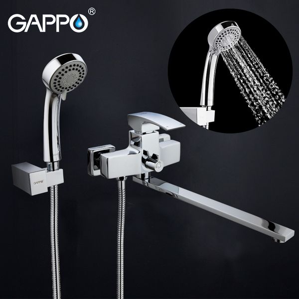 

gappo bathtub faucet brass bath tub mixer rainfall shower set bath tub taps wall mounted waterfall faucets