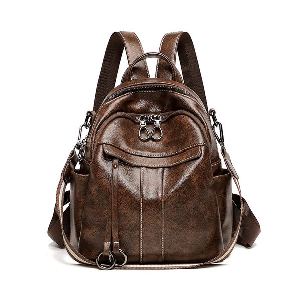fashion anti-theft backpack female 2020 autumn on the new wild retro oil wax leather multi-purpose backpack casual travel bag
fashion anti-theft backpack female 2020 autumn on the new wild retro oil wax leather multi-purpose backpack casual travel bag