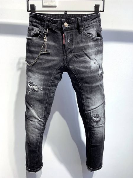 novel teez ss20 d2 brand designer men denim biker jeans embroidery pants fashion holes trousers italy size 44-54 a359, Blue
novel teez ss20 d2 brand designer men denim biker jeans embroidery pants fashion holes trousers italy size 44-54 a359, Blue