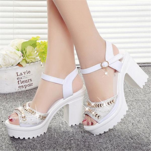 2019 new thick with sandals female summer diamond fish mouth thick bottom muffin waterproof platform with high, Black
2019 new thick with sandals female summer diamond fish mouth thick bottom muffin waterproof platform with high, Black