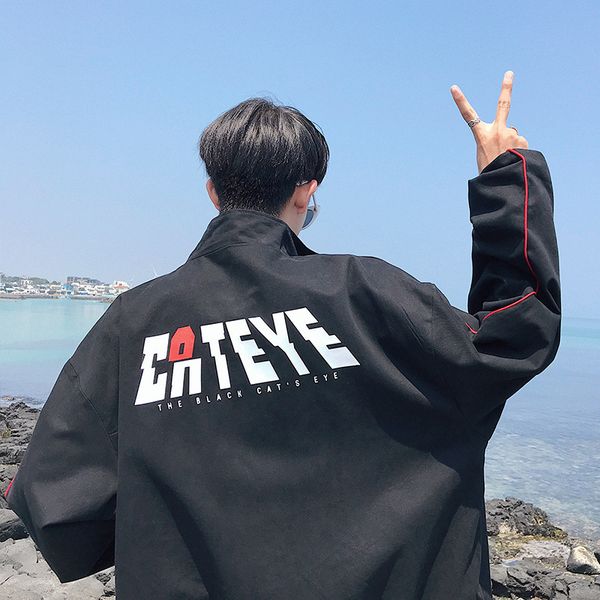 2018 осень новый стиль hong kong стиль печатный письмо пары jacket сыпучие подростковая trend сыпучие-fit пальто мужские, Black;brown
2018 осень новый стиль hong kong стиль печатный письмо пары jacket сыпучие подростковая trend сыпучие-fit пальто мужские, Black;brown