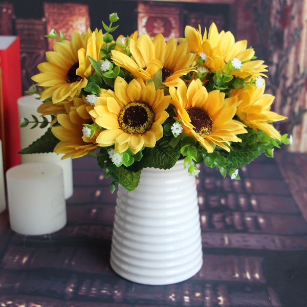 artificial sunflower yellow sun flowers 7 heads silk sunflowers 30cm long silk flowers for home wedding centerpieces party l decorative
artificial sunflower yellow sun flowers 7 heads silk sunflowers 30cm long silk flowers for home wedding centerpieces party l decorative