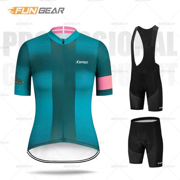 new pro team women jersey set short sleeve cycling clothing summer race bike uniform mtb suit breathable mesh panels at sides, Black;blue
new pro team women jersey set short sleeve cycling clothing summer race bike uniform mtb suit breathable mesh panels at sides, Black;blue
