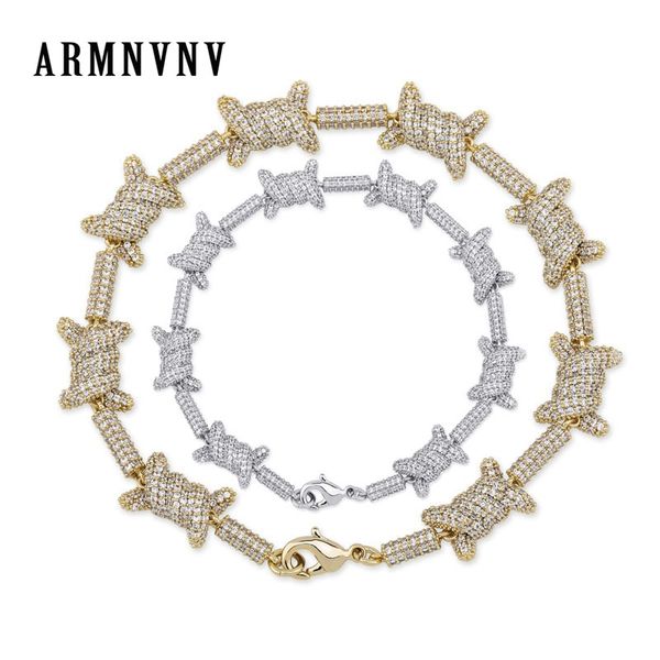 armnvnv hip hop jewelry staggered pattern knot gold and silver color prong setting 3a cubic zircon bracelet, Black
armnvnv hip hop jewelry staggered pattern knot gold and silver color prong setting 3a cubic zircon bracelet, Black