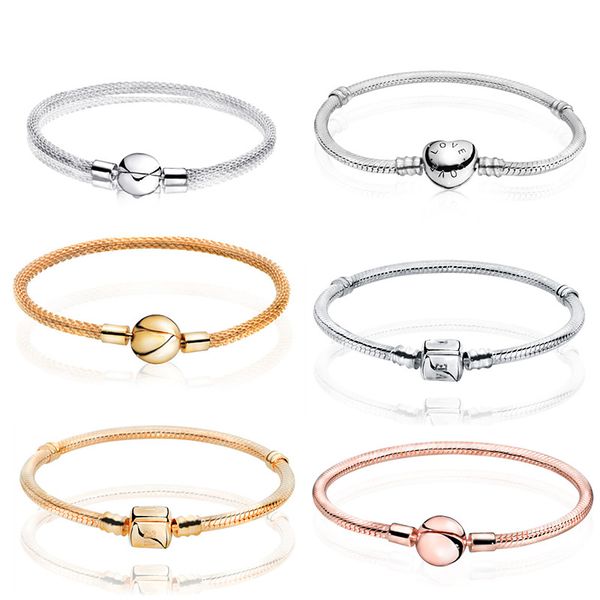 link, chain 17cm-21cm 6 style 925 silver snake bracelet diy bead charm for women fashion jewelry wild, Black
link, chain 17cm-21cm 6 style 925 silver snake bracelet diy bead charm for women fashion jewelry wild, Black