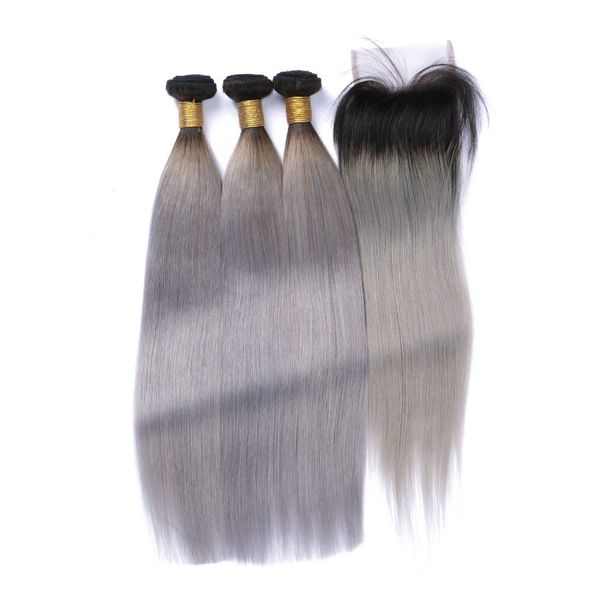1b gray ombre human hair bundles with closure 3 bundles straight weave weft peruvian virgin hair with closures, Black;brown
1b gray ombre human hair bundles with closure 3 bundles straight weave weft peruvian virgin hair with closures, Black;brown