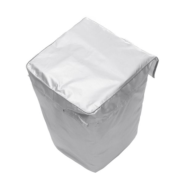 silver waterproof washing machine cover zippered sunscreen home automatic impeller roller dust cover for drum accessories
silver waterproof washing machine cover zippered sunscreen home automatic impeller roller dust cover for drum accessories