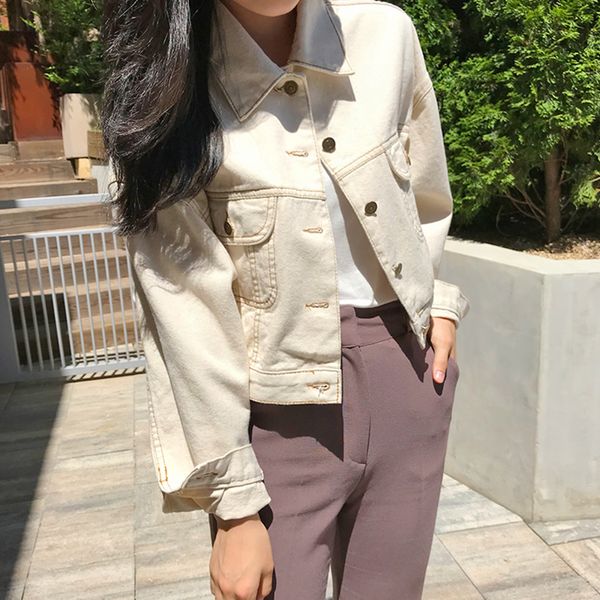 new autumn 2019 vintage style single breasted turn-down collar full sleeve button pockets women loose coat s155, Black;brown
new autumn 2019 vintage style single breasted turn-down collar full sleeve button pockets women loose coat s155, Black;brown