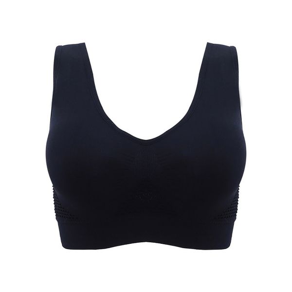 hollow grid vents large size sports bra ladies yoga running sports underwear bra breathable underwear, White;black
hollow grid vents large size sports bra ladies yoga running sports underwear bra breathable underwear, White;black