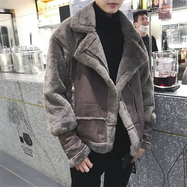xiu luo xxl мода уникальный deisgner готические mens толстые теплый zipper пальто зимнее пальто искусственной кожи меха мужская куртка мотоц, Black
xiu luo xxl мода уникальный deisgner готические mens толстые теплый zipper пальто зимнее пальто искусственной кожи меха мужская куртка мотоц, Black