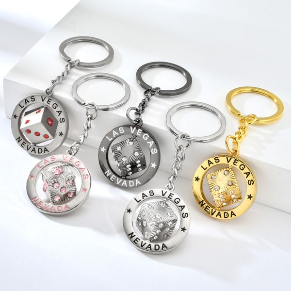 vicney trendy rhinestone five colors dice las vegas keychain punk car bag women key chain sturdy jewelry gifts portable keyrings, Silver
vicney trendy rhinestone five colors dice las vegas keychain punk car bag women key chain sturdy jewelry gifts portable keyrings, Silver