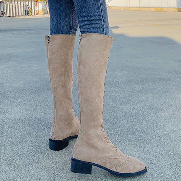 2019 new fall winter knee high boots western boots cowboy women lace up long black brown fashion shoes women
2019 new fall winter knee high boots western boots cowboy women lace up long black brown fashion shoes women