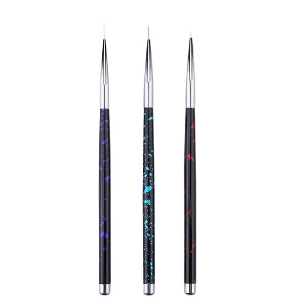 3pcs nail art liner brush tassel hook line pen micro-brush set drawing flower pen pull nail art accessory, Silver
3pcs nail art liner brush tassel hook line pen micro-brush set drawing flower pen pull nail art accessory, Silver