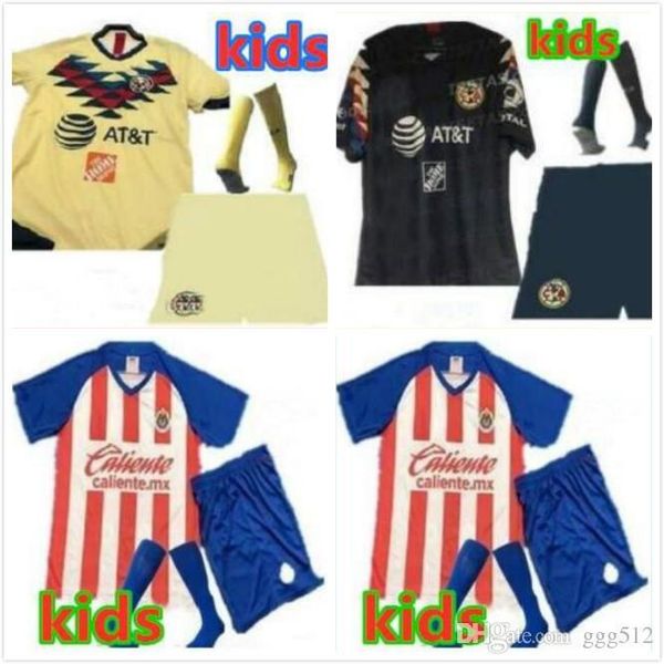 2019 liga mx club america soccer jerseys kids kit+socks 19 20 mexico home away o.peralta i.renato c.dominguez matheus football shirts jersey, Black
2019 liga mx club america soccer jerseys kids kit+socks 19 20 mexico home away o.peralta i.renato c.dominguez matheus football shirts jersey, Black
