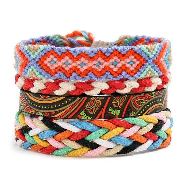ethnic boho bohemian bracelet set colorful charm weave rope leather wrap bangle casual female wristbands vintage fashion jewelry, Golden;silver
ethnic boho bohemian bracelet set colorful charm weave rope leather wrap bangle casual female wristbands vintage fashion jewelry, Golden;silver