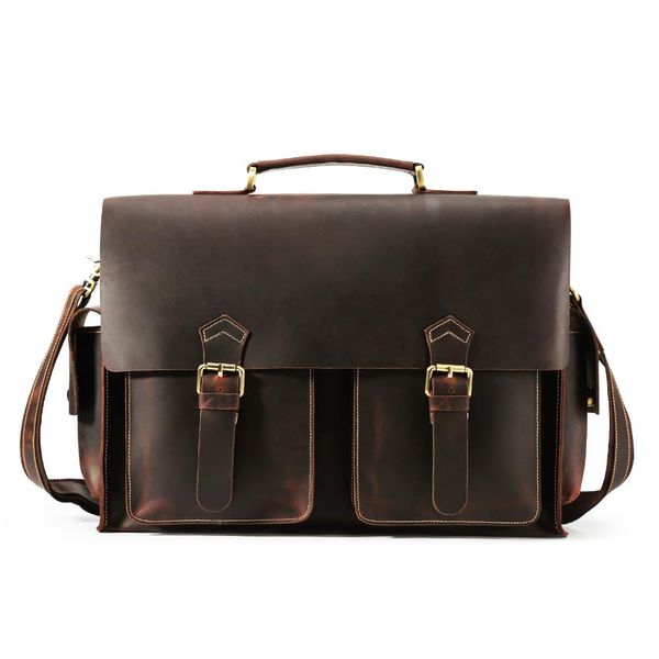 tiding thick handmade leather mens briefcase 17 inch lapbag crazy horse leather shoulder messenger bag increase version 1425
tiding thick handmade leather mens briefcase 17 inch lapbag crazy horse leather shoulder messenger bag increase version 1425