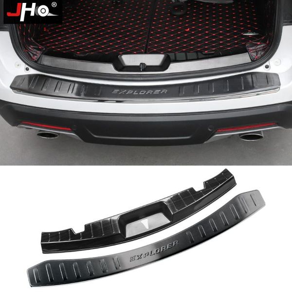 jho steel built-in rear bumper protector cover guard sill plate for explorer 2016-2019 2017 2018 car styling accessories
jho steel built-in rear bumper protector cover guard sill plate for explorer 2016-2019 2017 2018 car styling accessories