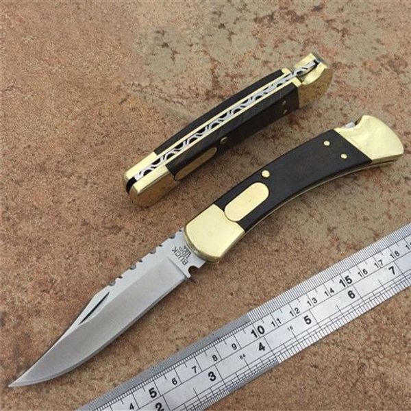 High Hardness AUTO Folding Blade Knife Brass Wood Handle Multifunctional Outdoor EDC Camping Pocket Knives Tactical Survival Knife 
High Hardness AUTO Folding Blade Knife Brass Wood Handle Multifunctional Outdoor EDC Camping Pocket Knives Tactical Survival Knife