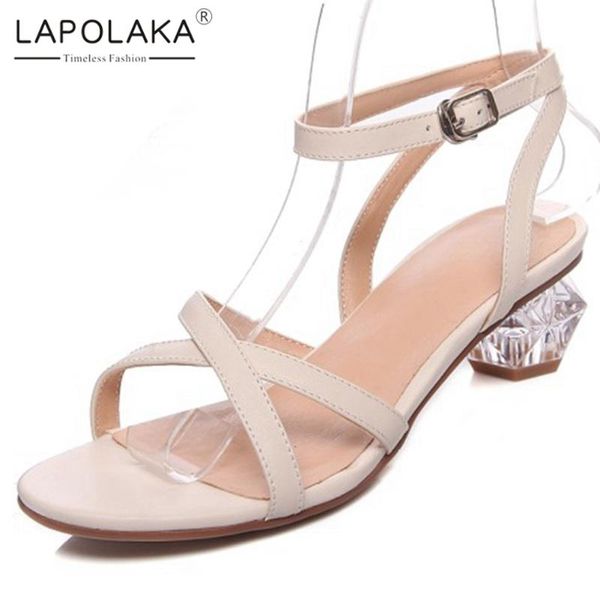 lapolaka 2020 new fashion cow leather shoes med heel buckle strap solid strange style casual comfy pumps woman gladiator sandals, Black
lapolaka 2020 new fashion cow leather shoes med heel buckle strap solid strange style casual comfy pumps woman gladiator sandals, Black