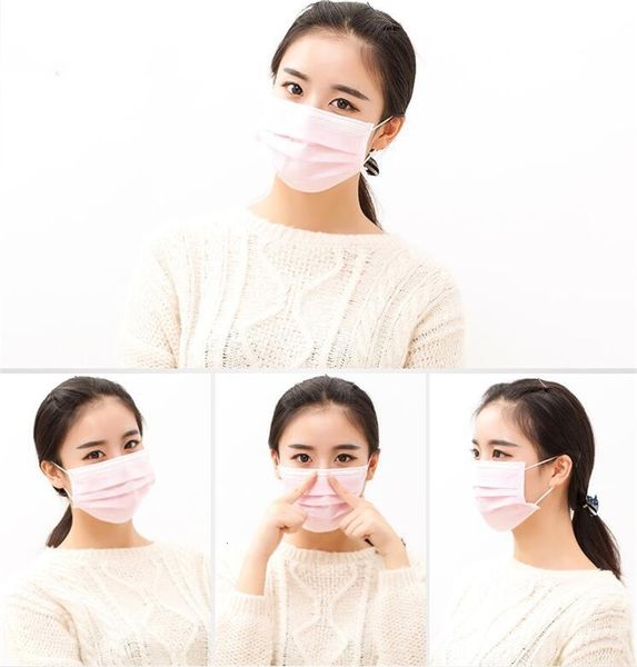 

белая маска 1% brand new face mask против пыли средства индивидуальной защиты маски из экологически чистого материала 3ply ear loop 1316