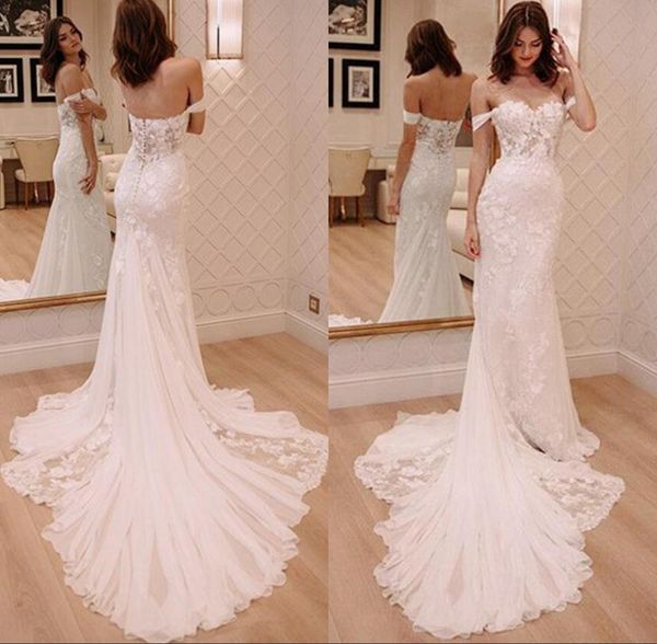 2019 Sexy Mermaid Wedding Dresses Elegant Sweeptrain Plus Size Bridal Gowns Lace Country Plus Size Wedding Dress vestidos de novia
2019 Sexy Mermaid Wedding Dresses Elegant Sweeptrain Plus Size Bridal Gowns Lace Country Plus Size Wedding Dress vestidos de novia