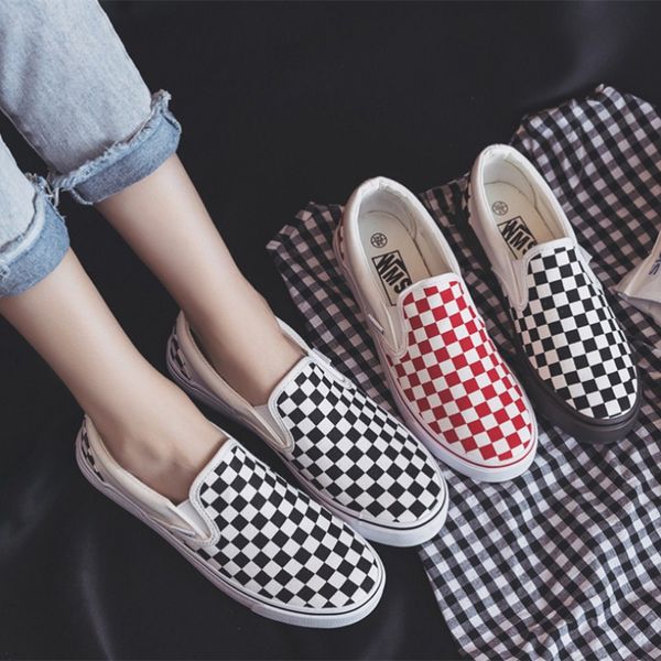 Spring Summer Hot Sale Casual Flat Bottom Lattice Women Shoes New Fashion Wild Trend Set Feet Female Slip on Canvas Sports Shoes
Spring Summer Hot Sale Casual Flat Bottom Lattice Women Shoes New Fashion Wild Trend Set Feet Female Slip on Canvas Sports Shoes