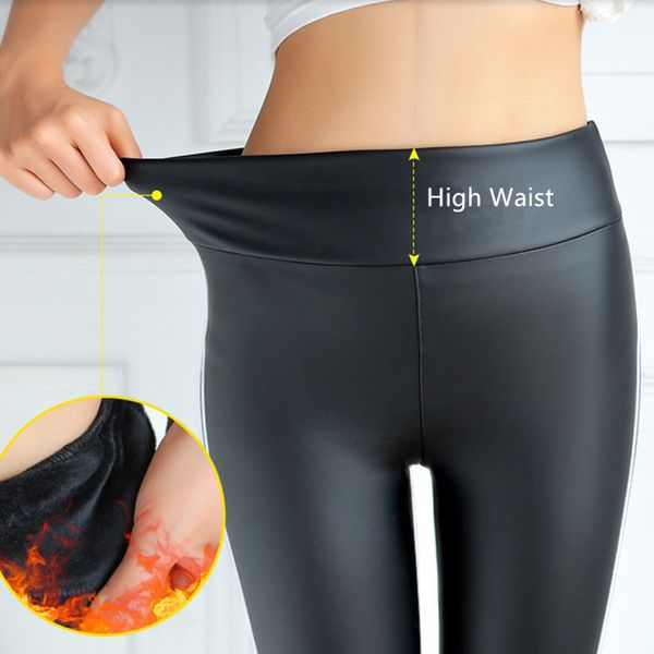 3xl new women elastic velvet pants thick female pu leather pants high waist warm winter slim pencil trouser plus size, Black;white
3xl new women elastic velvet pants thick female pu leather pants high waist warm winter slim pencil trouser plus size, Black;white