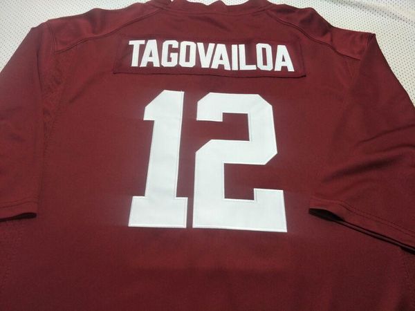 men alabama crimson tide taulia tagovailoa #12 real full embroidery college jersey size s-4xl or custom any name or number jersey, Black;red
men alabama crimson tide taulia tagovailoa #12 real full embroidery college jersey size s-4xl or custom any name or number jersey, Black;red