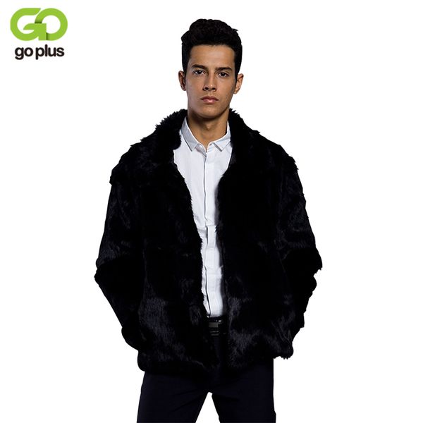 goplus men faux fur coat 2018 winter warm fur coat fashion fake male outwear thicken men jackets plus size c4732, Black
goplus men faux fur coat 2018 winter warm fur coat fashion fake male outwear thicken men jackets plus size c4732, Black
