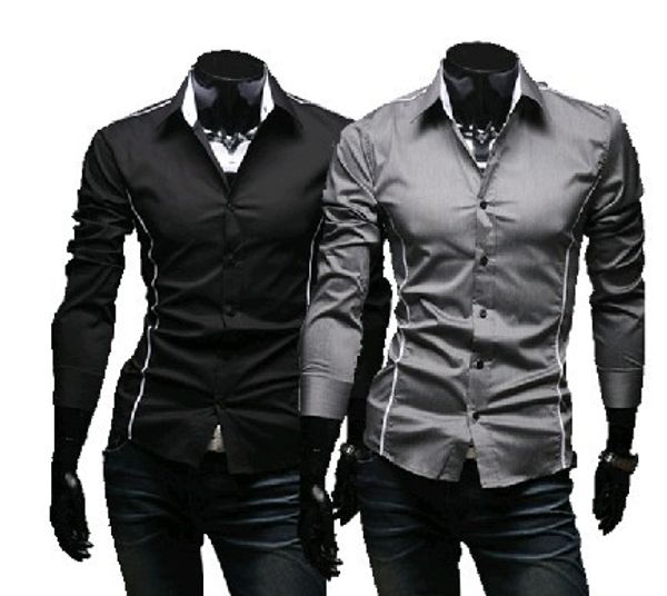 2019 brand new style design mens shirts casual slim fit stylish dress shirts 3 colors size:~3xl, White;black
2019 brand new style design mens shirts casual slim fit stylish dress shirts 3 colors size:~3xl, White;black