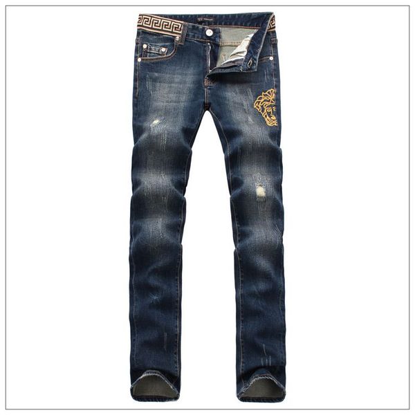 2020 luxury designer mens jeans new denim fashion simple medusa brand pants classic mens jean motorcycle bike jeans designer pant, Blue
2020 luxury designer mens jeans new denim fashion simple medusa brand pants classic mens jean motorcycle bike jeans designer pant, Blue