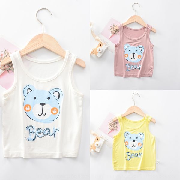 big face bear printed children's vest vest boys' and girls' pure cotton camisole thin children's clothing, Blue
big face bear printed children's vest vest boys' and girls' pure cotton camisole thin children's clothing, Blue