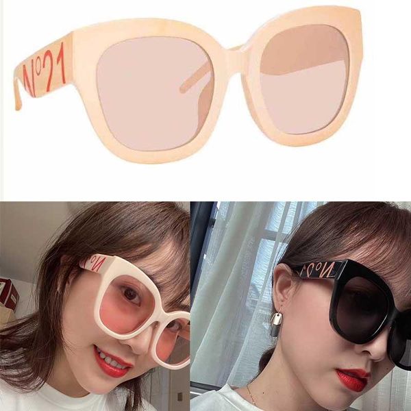 n21 glasses 2020 spring sunglasses brand designer sunglasses delicate plate frame large logo temple sunglasses uv400 lens s47, White;black
n21 glasses 2020 spring sunglasses brand designer sunglasses delicate plate frame large logo temple sunglasses uv400 lens s47, White;black