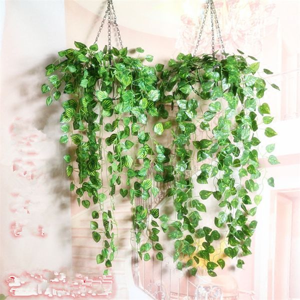 90cm in length hanging vine leaves artificial greenery fake plants leaves garland home garden wedding decorations wall decor
90cm in length hanging vine leaves artificial greenery fake plants leaves garland home garden wedding decorations wall decor