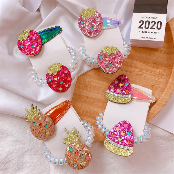 12set/lot adorable glitter hair fruit bb clip hair rope summer strawberry hairpins kids party clips accessories set, Slivery;white
12set/lot adorable glitter hair fruit bb clip hair rope summer strawberry hairpins kids party clips accessories set, Slivery;white