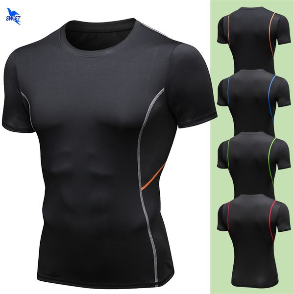 mens quality crossfit gym shirt quick dry rashguard compression sportswear clothing fitness t-shirt jersey running sport tshirt, Black;blue
mens quality crossfit gym shirt quick dry rashguard compression sportswear clothing fitness t-shirt jersey running sport tshirt, Black;blue