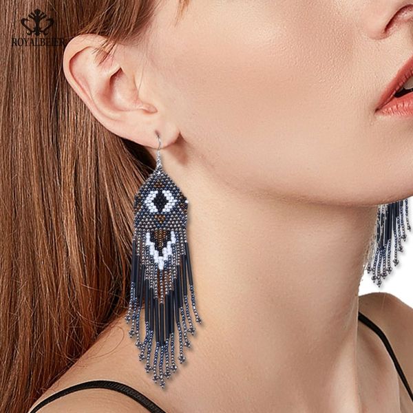 royalbeier long beads tassel earrings handmade weaving women wedding drop earrings boho statement fashion jewelry ethnic drop, Golden
royalbeier long beads tassel earrings handmade weaving women wedding drop earrings boho statement fashion jewelry ethnic drop, Golden