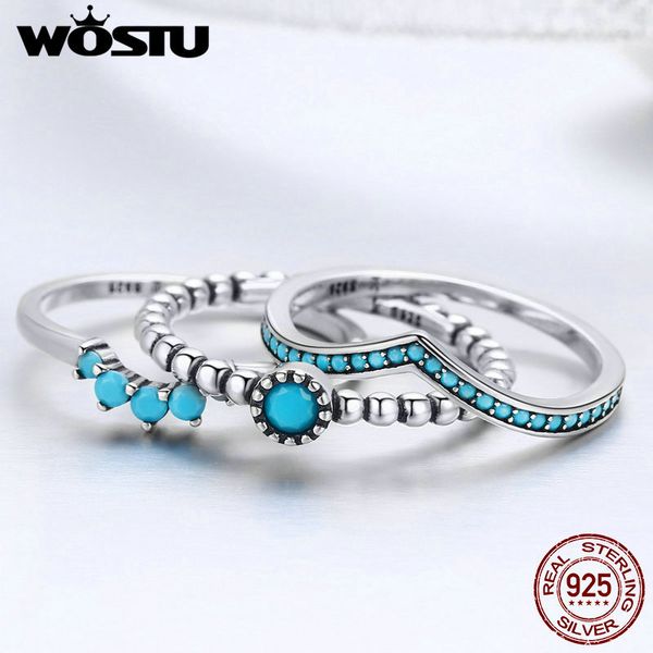 wostu 2019 new 925 sterling silver stackable blue cz finger rings for women fashion lucky jewelry birthday gift fir368, Slivery;golden
wostu 2019 new 925 sterling silver stackable blue cz finger rings for women fashion lucky jewelry birthday gift fir368, Slivery;golden