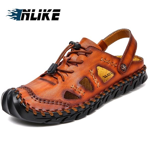 men sandals big size genuine leather men soft sandals comfortable summer shoes leather, Black
men sandals big size genuine leather men soft sandals comfortable summer shoes leather, Black