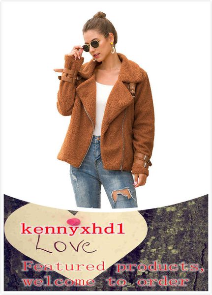 new large size women's autumn and winter motorcycle jacket compound fur one small teddy winter coat, Black;brown
new large size women's autumn and winter motorcycle jacket compound fur one small teddy winter coat, Black;brown
