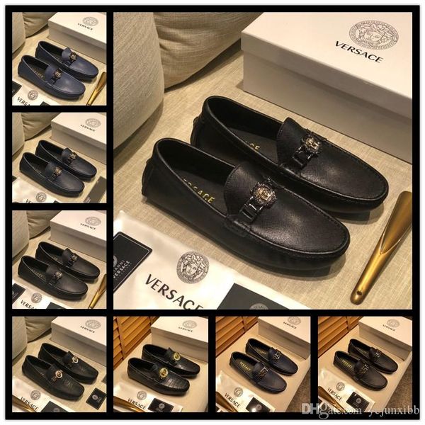 new fashion genuine leather men shoes business oxfords men flats casual men shoes work loafer size 38-46, Black
new fashion genuine leather men shoes business oxfords men flats casual men shoes work loafer size 38-46, Black