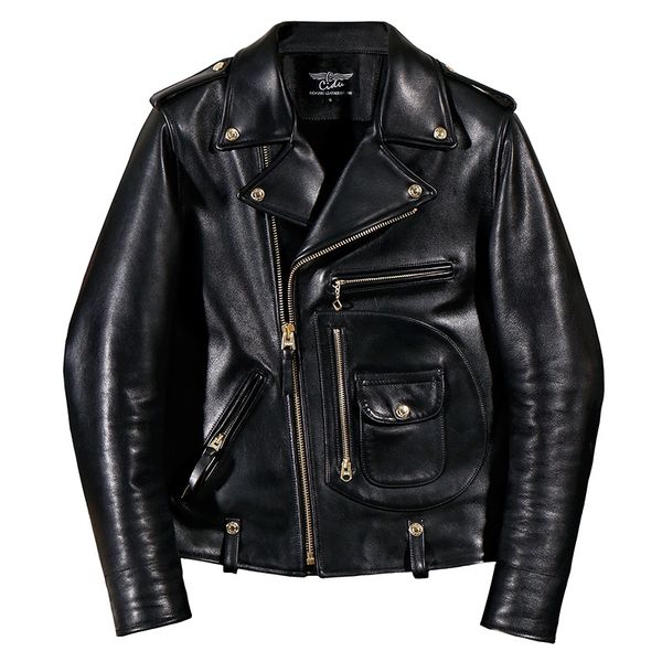yritaly luxury batik cowhide jacket,motor biker style leather jackets,j24 man vintage genuine leather coat, Black
yritaly luxury batik cowhide jacket,motor biker style leather jackets,j24 man vintage genuine leather coat, Black