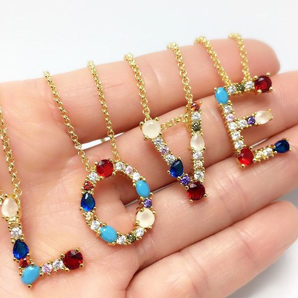 fashion multicolor cubic zirconia cz letter choker necklace gold chain statement love pendant necklace crystal wedding jewelry, Silver
fashion multicolor cubic zirconia cz letter choker necklace gold chain statement love pendant necklace crystal wedding jewelry, Silver